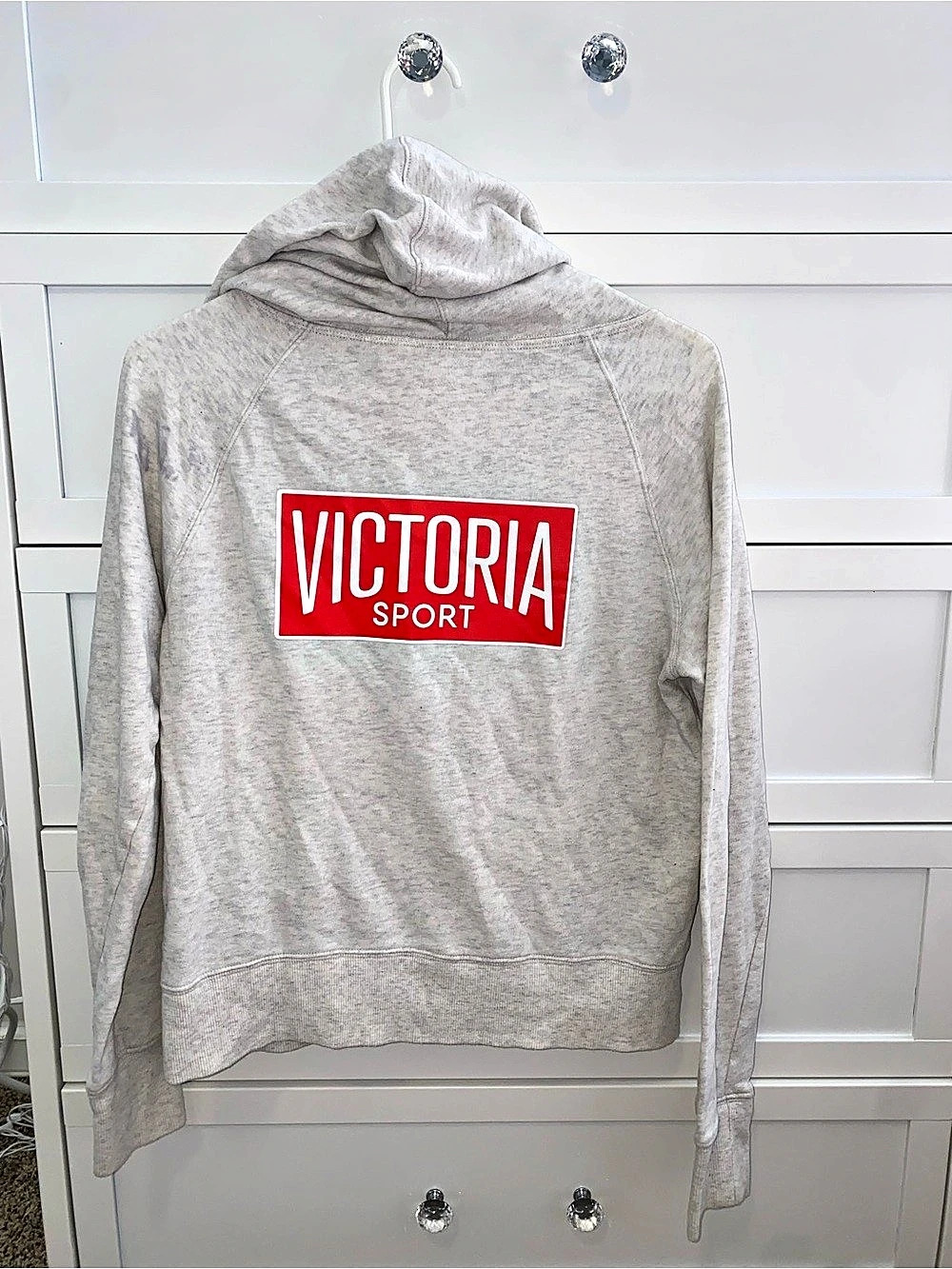 Victoria's Secret Gray Logo Hoodie